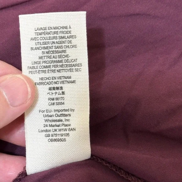 Not For Sale Free People Women Dress Purple S Morning Light Floral Mini Polka - Picture 11 of 11